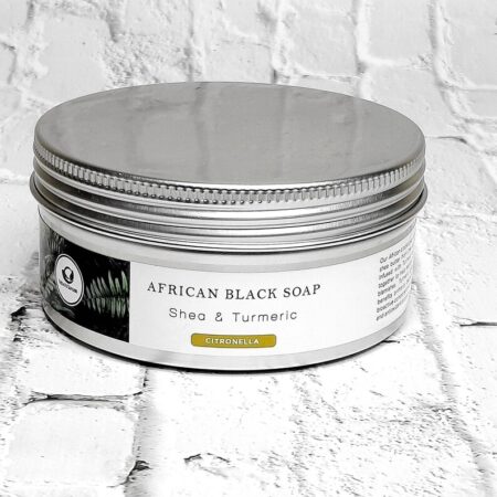 Shea and Turmeric African Black Soap