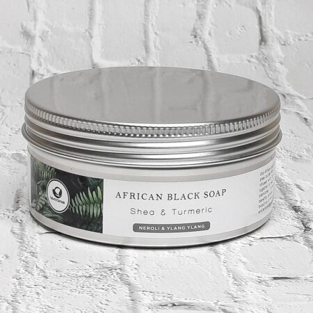 Shea and Turmeric African Black Soap with Neroli and Ylang Ylang